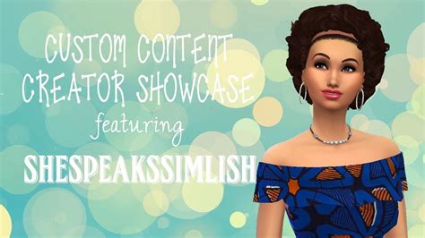 shespeakssimlish sims 4.